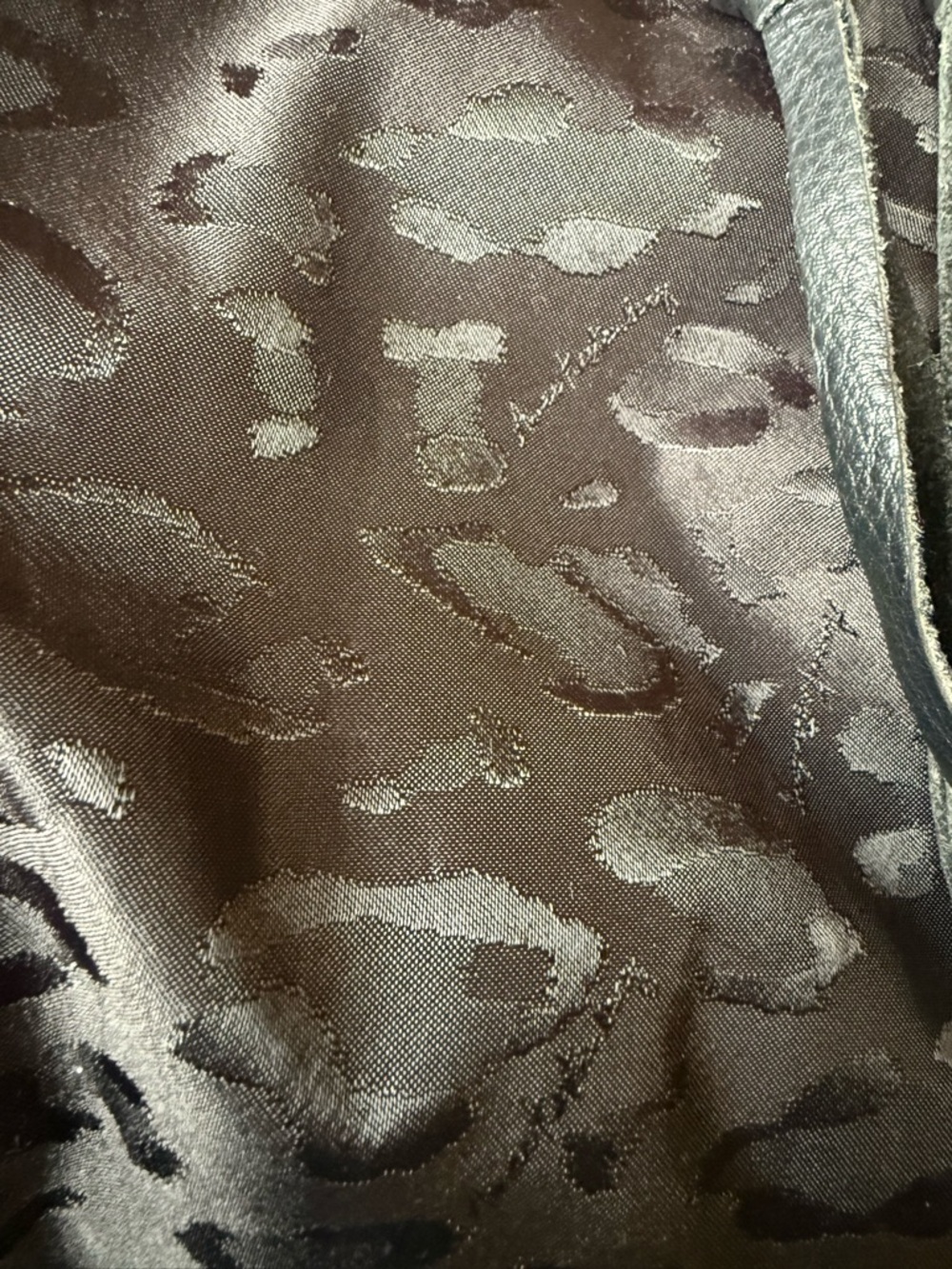 Aimee Kestenberg Black Leopard spots Nylon Backpack - Picture 9 of 13